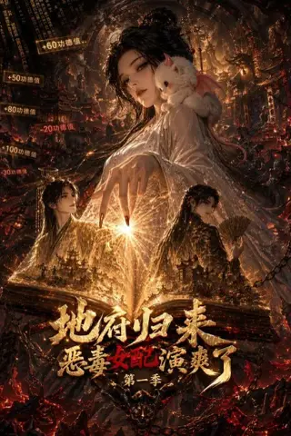 《地府归来恶毒女配演爽了第一季（81集）AI短剧 (2026)》短剧封面