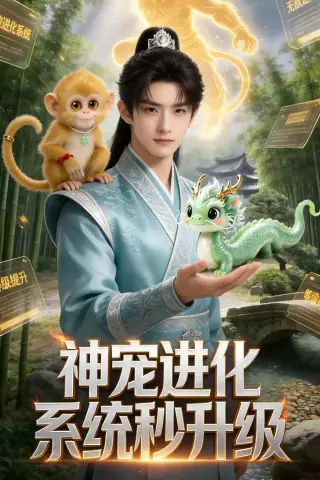《神宠进化系统，秒升级（66集）Ai短剧（夸克网盘）》短剧封面