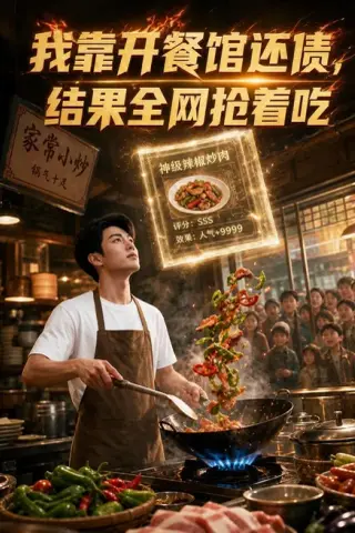 《我靠开餐馆还债，结果全网抢着吃（114集）（夸克网盘）》短剧封面