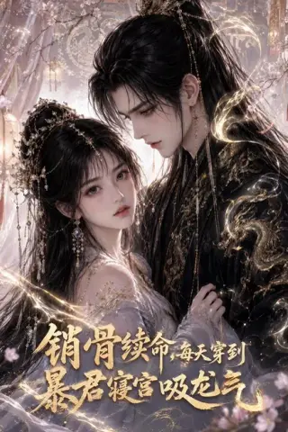 《销骨续命，每天穿到暴君寝宫吸龙气（100集）（夸克网盘）》短剧封面