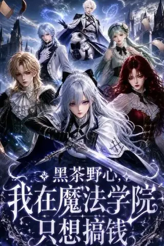 《黑茶野心，我在魔法学院只想搞钱（106集）（夸克网盘）》短剧封面