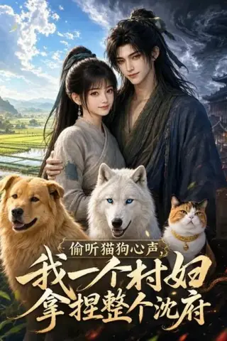《偷听猫狗心声，我一个村妇拿捏整个沈府（34集）（百度网盘）》短剧封面