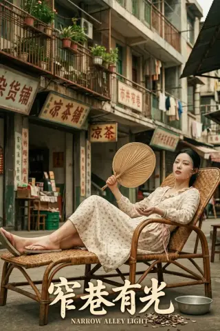 《窄巷有光（73集）（夸克网盘）》短剧封面