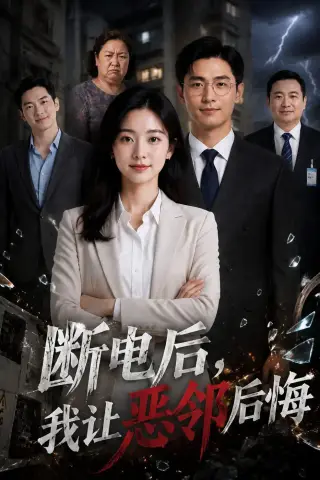 《断电后，我让恶邻居后悔（46集）AI短剧（夸克网盘）》短剧封面