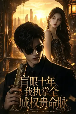 《盲眼十年我执掌全城权贵命脉（35集）AI短剧 (2026)》短剧封面