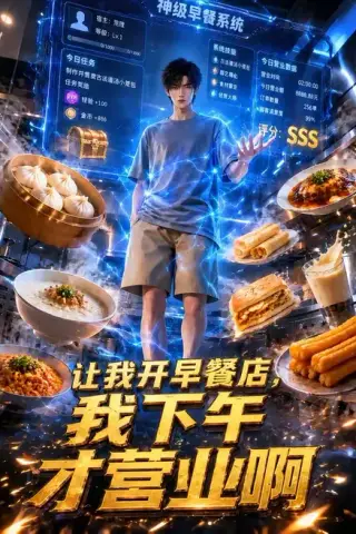 《让我开早餐店，我下午才营业啊（80集）（夸克网盘）》短剧封面