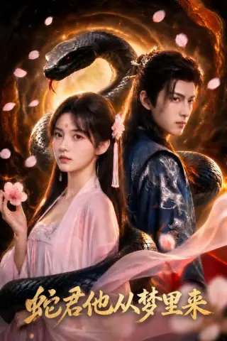 《蛇君他从梦里来（65集）AI短剧（夸克网盘）》短剧封面