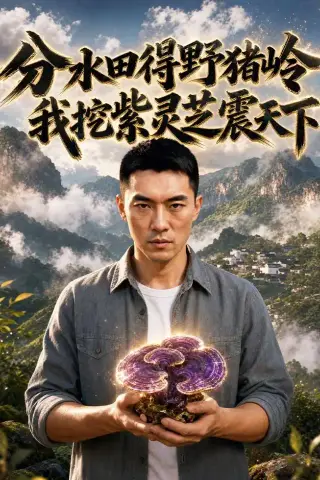 《分水田得野猪岭，我挖紫灵芝震天下（46集）（夸克网盘）》短剧封面