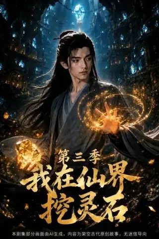 《我在仙界挖灵石第三季（30集）（夸克网盘）》短剧封面