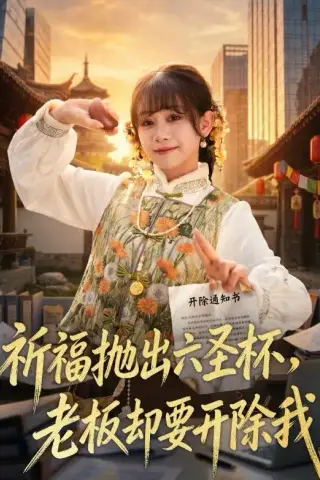 《祈福抛出六圣杯，老板却要开除我（61集）冯思源＆胡嘉倪（夸克网盘）》短剧封面