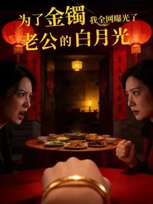 《为了金镯，我全网曝光了老公的白月光（40集）王一＆孙紫琳（夸克网盘）》短剧封面