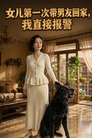 《女儿第一次带男友回家，我直接报警（56集）AI短剧（夸克网盘）》短剧封面
