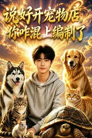 《说好开宠物店，你咋混上编制了（81集）（夸克网盘）》短剧封面