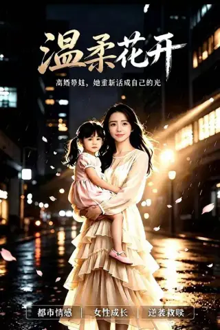 《温柔花开（30集）AI短剧（夸克网盘）》短剧封面
