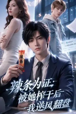 《辣条为证：被她榨干后我逆风翻盘（76集） AI短剧（夸克网盘）》短剧封面