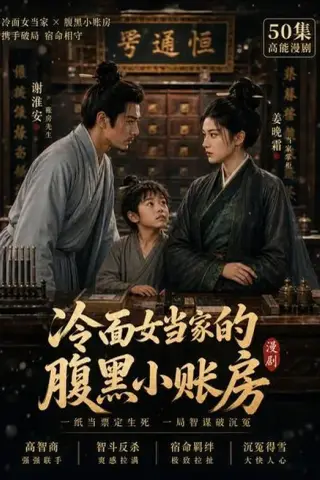 《冷面女当家的腹黑小账房第一季（18集）（夸克网盘）》短剧封面