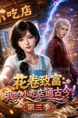 《花卷致富：我的小吃店通古今！第三季（78集）（百度网盘）》短剧封面