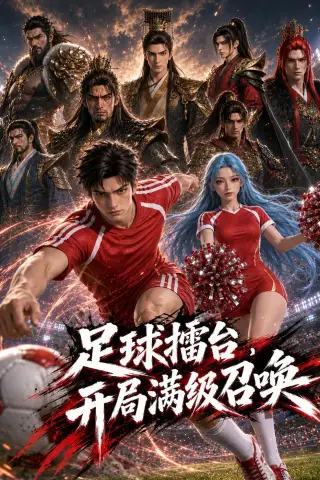 《足球擂台，开局满级召唤（51集）AI短剧（夸克网盘）》短剧封面