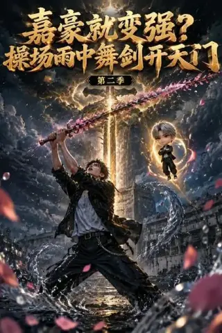 《嘉豪就变强？操场雨中舞剑开天门第二季（156集）（夸克网盘）》短剧封面