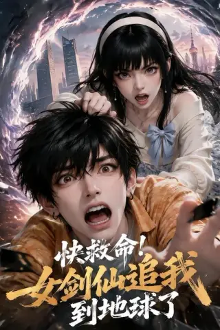 《快救命，女剑仙追我到地球了（200集）（夸克网盘）》短剧封面