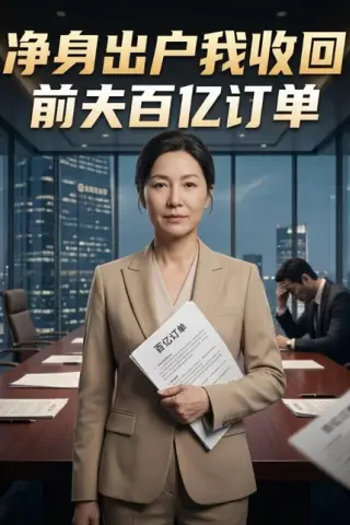 《净身出户我收回前夫百亿订单（54集）AI短剧（百度网盘）》短剧封面