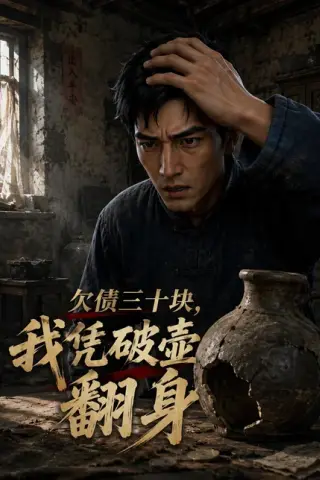《欠债三十块，我凭破壶翻身（52集）AI短剧（百度网盘）》短剧封面