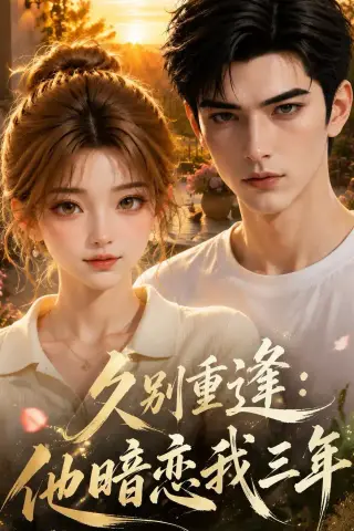《久别重逢：他暗恋我三年（25集）AI短剧（夸克网盘）》短剧封面