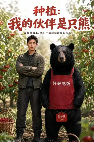 《种植：我的伙伴是只熊（66集）AI短剧（夸克网盘）》短剧封面