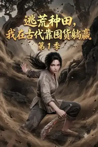 《逃荒种田，我在古代靠囤货躺赢第1季（123集）AI短剧 (2026)》短剧封面