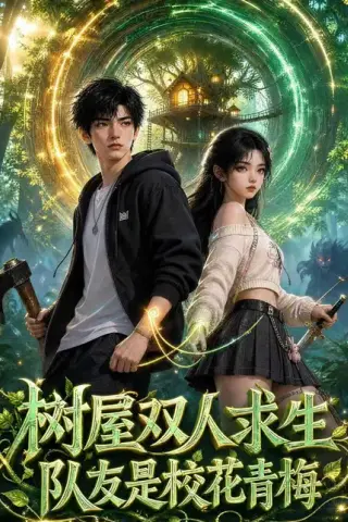 《树屋双人求生：队友是校花青梅（195集）AI短剧 (2026)》短剧封面