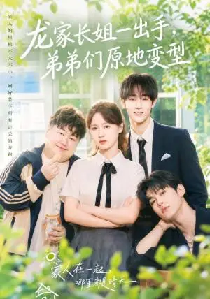 《龙家长姐一出手，弟弟们原地变型（43集）马士尧＆张叶丹（夸克网盘）》短剧封面