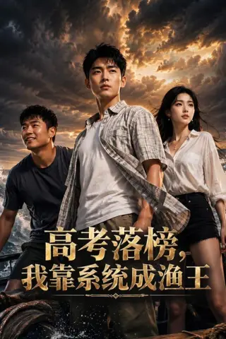 《高考落榜，我靠系统成渔王（79集）AI短剧（百度网盘）》短剧封面