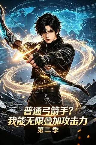 《普通弓箭手？我能无限叠加攻击力第二季（77集）（夸克网盘）》短剧封面