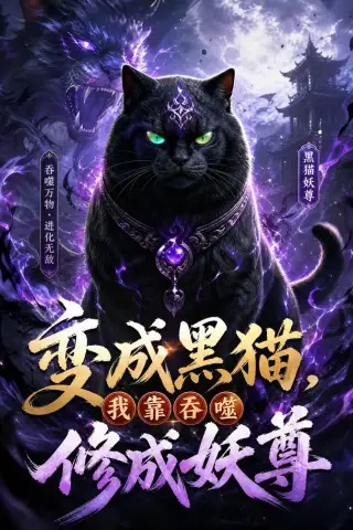 《变成黑猫，我靠吞噬修成妖尊（141集）（夸克网盘）》短剧封面
