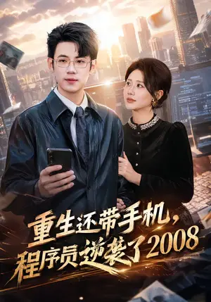 《重生还带手机，程序员逆袭了2008（49集）葛子杨&邰靖懿（夸克网盘）》短剧封面