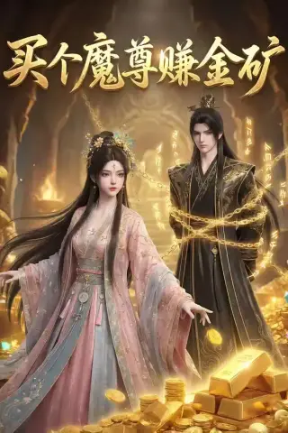 《买个魔尊赚金矿（46集）AI短剧 (2026)》短剧封面