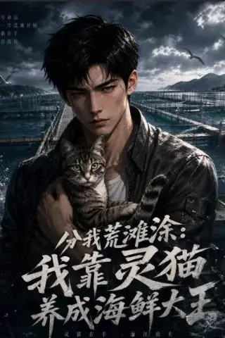 《分我荒滩涂：我靠灵猫养成海鲜大王（50集）AI短剧（夸克网盘）》短剧封面