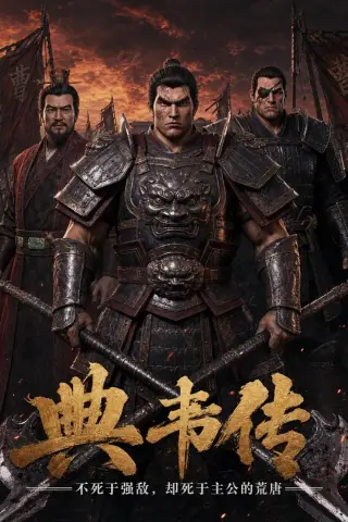 《典韦传：不死于强敌，却死于主公的荒唐（40集）漫剧 (2026)》短剧封面