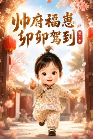 《帅府福崽，卯卯驾到第二季（70集）（夸克网盘）》短剧封面