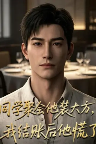 《同学聚会他装大方，我结账后他慌了（57集）AI短剧（百度网盘）》短剧封面