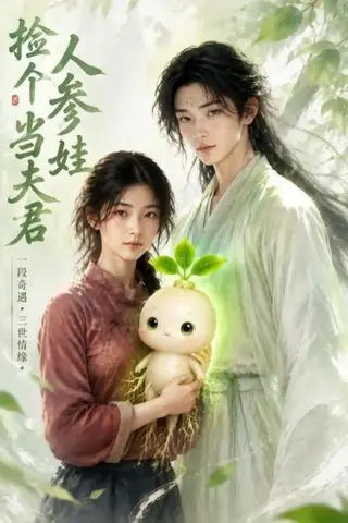 《捡个人参娃当夫君（46集）（夸克网盘）》短剧封面
