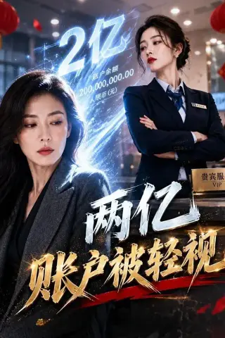 《两亿账户被轻视（21集）AI短剧（夸克网盘）》短剧封面