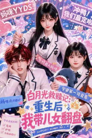 《白月光救赎记：重生后我带儿女翻盘（103集）（夸克网盘）》短剧封面