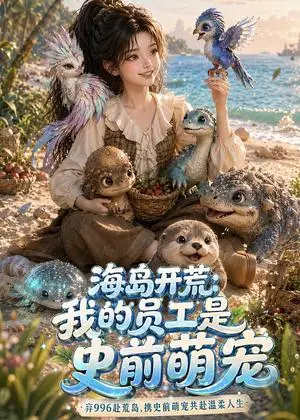《海岛开荒：我的员工是史前萌宠（47集）（夸克网盘）》短剧封面
