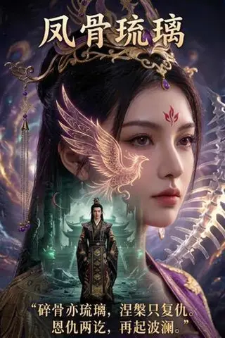 《凤骨琉璃（61集）Ai短剧（百度网盘）》短剧封面