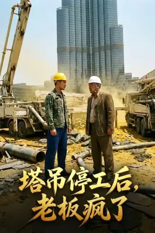 《塔吊停工后老板疯了（52集）（夸克网盘）》短剧封面