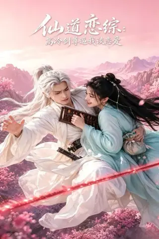 《仙道恋综：高冷剑尊逼我谈恋爱（53集）（夸克网盘）》短剧封面