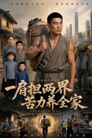 《一肩担两界，苦力养全家（60集）AI短剧（夸克网盘）》短剧封面