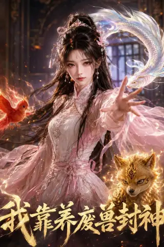 《我靠养废兽封神（47集）AI短剧（夸克网盘）》短剧封面