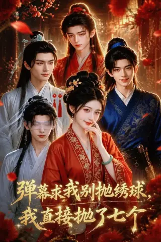 《弹幕求我别抛绣球，我直接抛了七个（20集）（夸克网盘）》短剧封面
